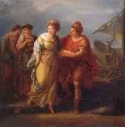 Angelica Kauffmann Paris und Helena fliehen vom Hof des Menelaos oil painting picture wholesale